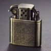 Windproof Copper Kerosene Lighter With a Constantine Pattern