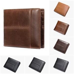 Classic Cowhide Folding Wallet