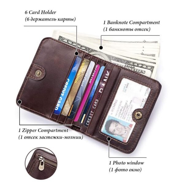 03-05 Minimal Cowhide Folding Wallet