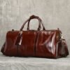 Luxury Leather Travel Duffel
