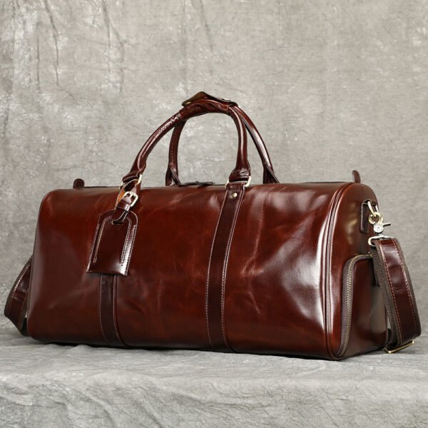 Luxury Leather Travel Duffel