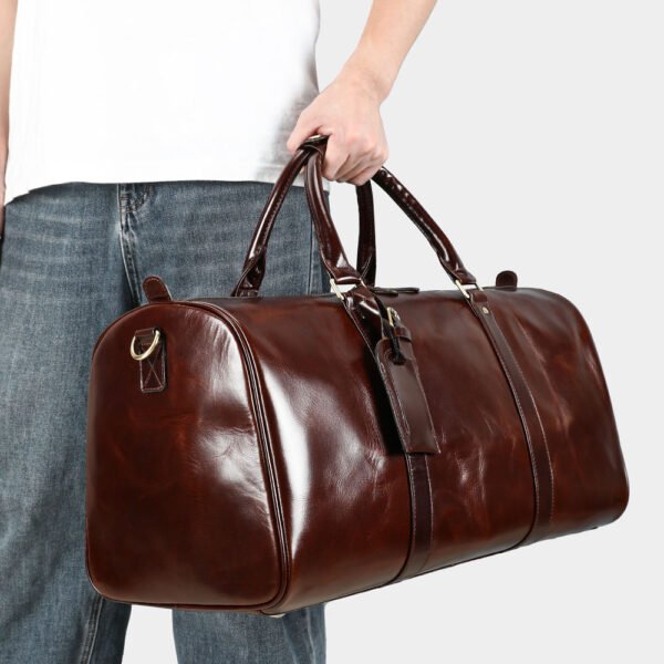 Luxury Leather Travel Duffel