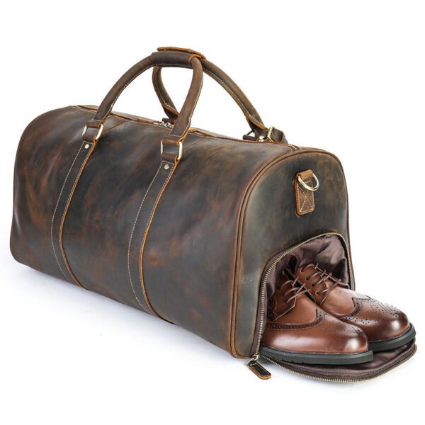 Luxury Leather Travel Duffel