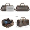 Luxury Leather Travel Duffel