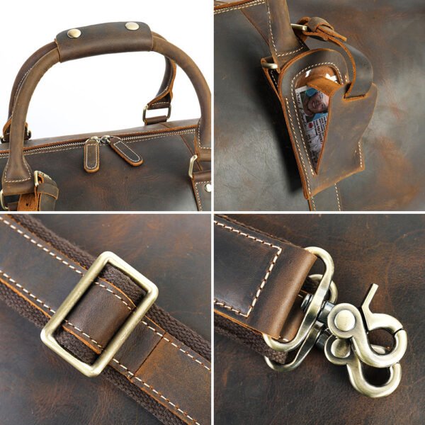 Luxury Leather Travel Duffel